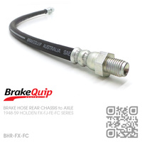 BRAKEQUIP RUBBER HYDRAULIC BRAKE HOSE REAR [FX-FC][CHASSIS to AXLE]