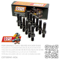 CROW CAMS PERFORMANCE 7/16" ROCKER ARM STUD KIT [HOLDEN 6-CYL RED/BLUE/BLACK MOTOR]