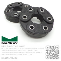 MACKAY FRONT AND REAR DRIVE SHAFT COUPLING SET [HOLDEN V8 GEN III LS1 5.7L & GEN IV LS2 6.0L MOTOR]
