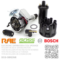 RAE ELECTRONIC DISTRIBUTOR WITH BOSCH IGNITION MODULE & GOSS COIL [HOLDEN V8 253 4.2L & 308 5.0L RED MOTOR]