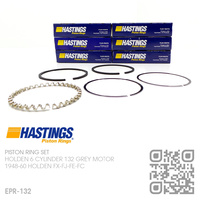 HASTINGS 132 STD PISTON RING SET [HOLDEN 6-CYL 132 GREY MOTOR]