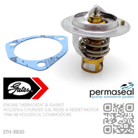 GATES THERMOSTAT & PERMASEAL GASKET [HOLDEN 6-CYL RB30E & RB30ET TURBO 3.0L MOTOR]