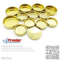 PREMIER BRASS WELCH PLUG KIT [HOLDEN 6-CYL 132 & 138 GREY MOTOR]