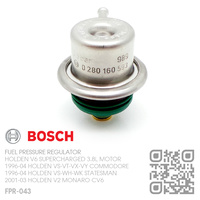 BOSCH FUEL PRESSURE REGULATOR [HOLDEN V6 SUPERCHARGED 3.8L MOTOR]
