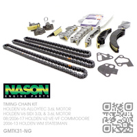 NASON TIMING CHAIN KIT (NO GEARS) [HOLDEN V6 ALLOYTEC 3.6L & SIDI 3.0L & 3.6L MOTOR]