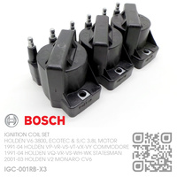 BOSCH IGNITION COIL SET [HOLDEN V6 3800, ECOTEC & SUPERCHARGED 3.8L MOTOR]