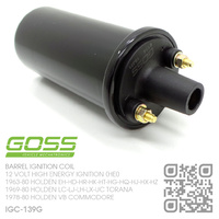 GOSS 12 VOLT HEI BARREL IGNITION COIL [HOLDEN 6-CYL & V8 RED MOTOR]