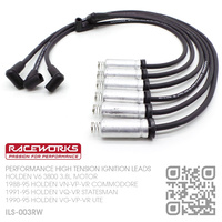 RACEWORKS PERFORMANCE 8.5MM HIGH TENSION IGNITION LEAD SET [HOLDEN V6 3800 3.8L MOTOR]