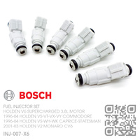 BOSCH FUEL INJECTOR SET [HOLDEN V6 SUPERCHARGED 3.8L MOTOR]