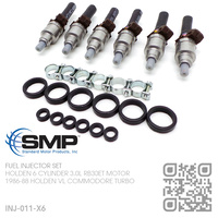 SMP (USA) FUEL INJECTOR SET [HOLDEN 6-CYL RB30ET TURBO 3.0L MOTOR]