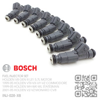 BOSCH FUEL INJECTOR SET [HOLDEN V8 GEN III LS1 5.7L MOTOR]