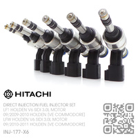 HITACHI DIRECT INJECTION FUEL INJECTOR SET [HOLDEN V6 SIDI 3.0L MOTOR]