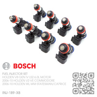 BOSCH FUEL INJECTOR SET 4 HOLE [HOLDEN V8 GEN IV LS2 6.0L MOTOR]