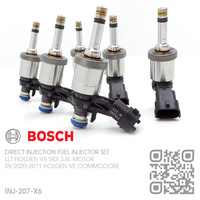BOSCH DIRECT INJECTION FUEL INJECTOR SET [HOLDEN V6 SIDI 3.6L MOTOR]