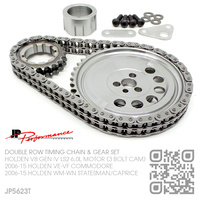 JP PERFORMANCE DOUBLE ROW ROLLER TIMING CHAIN KIT [HOLDEN V8 GEN IV LS2 6.0L MOTOR][3 BOLT CAM]