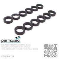 PERMASEAL RUBBER VALVE STEM SEALS [HOLDEN 6-CYL 132 & 138 GREY MOTOR]