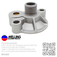 MELLING OIL FILTER ADAPTER [CHEV V8 307-327-350 SMALL BLOCK MOTOR]