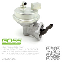 GOSS MECHANICAL FUEL PUMP [CHEV V8 327 & 350 SMALL BLOCK MOTOR]