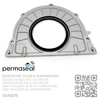 PERMASEAL CRANKSHAFT REAR MAIN SEAL/ENGINE COVER [HOLDEN V6 ALLOYTEC 3.6L & SIDI 3.0L & 3.6L MOTOR]