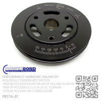 POWERBOND STREET SERIES PERFORMANCE HARMONIC BALANCER [HOLDEN 6-CYL RED MOTOR]