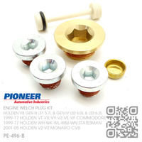 PIONEER CORE/WELCH PLUG KIT [HOLDEN V8 GEN III LS1 5.7L, GEN IV LS2 6.0L & LS3 6.2L MOTOR]