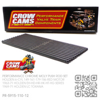 CROW CAMS PERFORMANCE 5/16" THICK WALL PUSHRODS [HOLDEN 6-CYL 149-161-179-186 RED MOTOR]
