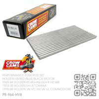 CROW CAMS PERFORMANCE 5/16" SUPERDUTY PUSHRODS [HOLDEN V8 253 4.2L & 308 5.0L RED/BLUE/BLACK MOTOR]