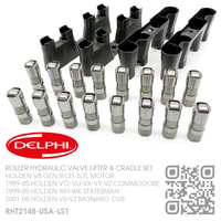 DELPHI ROLLER VALVE LIFTER & CRADLE SET [HOLDEN V8 GEN III LS1 5.7L MOTOR]