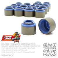 CROW CAMS PERFORMANCE VITON VALVE STEM SEALS [HOLDEN V8 RED/BLUE/BLACK/INJECTED MOTOR]