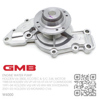GMB WATER PUMP [HOLDEN V6 3800, ECOTEC & SUPERCHARGED 3.8L MOTOR]