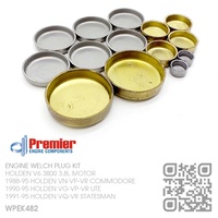 PREMIER WELCH PLUG KIT [HOLDEN V6 3800 3.8L MOTOR]