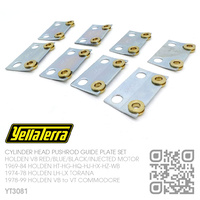 YELLA TERRA PERFORMANCE 5/16" PUSHROD GUIDE PLATES [HOLDEN V8 RED/BLUE/BLACK/INJECTED MOTOR]