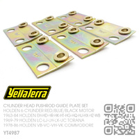 YELLA TERRA PERFORMANCE 5/16" PUSHROD GUIDE PLATES [HOLDEN 6-CYL RED/BLUE/BLACK MOTOR]