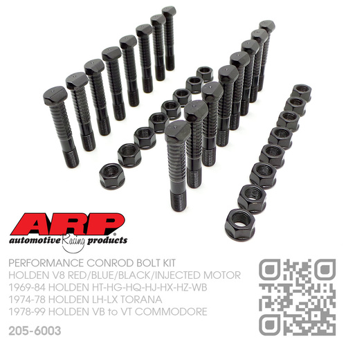 ARP PERFORMANCE CHROME MOLY 11/32" CONROD BOLT SET [HOLDEN V8 RED/BLUE/BLACK/INJECTED MOTOR]