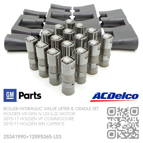GM PERFORMANCE ROLLER VALVE LIFTER & ACDELCO CRADLE SET [HOLDEN V8 GEN IV LS3 6.2L MOTOR]