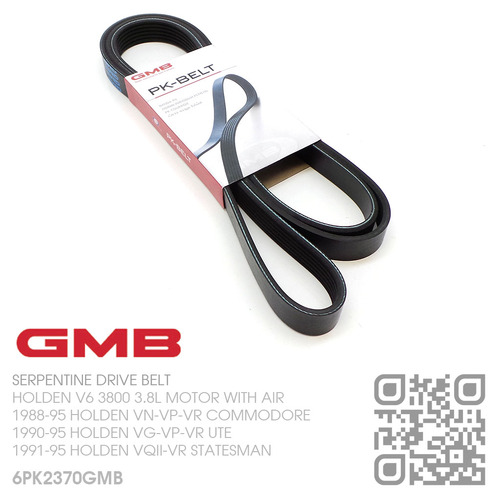 GMB PREMIUM SERPENTINE DRIVE BELT [HOLDEN V6 3800 3.8L MOTOR WITH AIR]