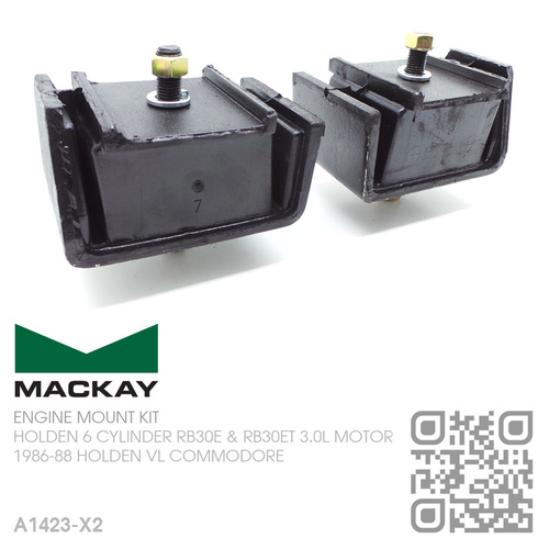 MACKAY ENGINE MOUNT KIT [HOLDEN 6-CYL RB30E & RB30ET TURBO 3.0L MOTOR]