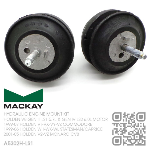MACKAY ENGINE MOUNT SET [HOLDEN V8 GEN III LS1 5.7L & GEN IV LS2 6.0L MOTOR]