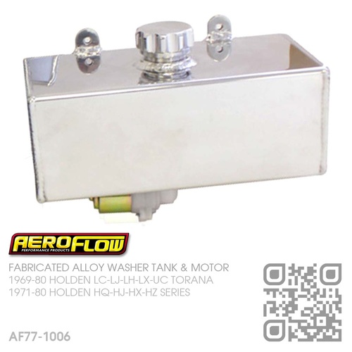 AEROFLOW FABRICATED ALLOY 1.5L WASHER TANK & MOTOR