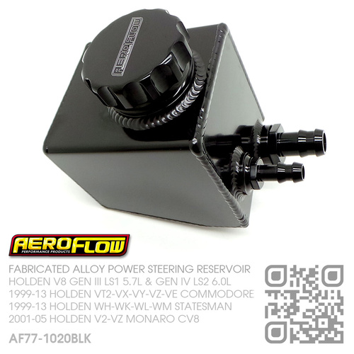 AEROFLOW FABRICATED ALLOY POWER STEERING RESERVOIR HOLDEN V8 GEN