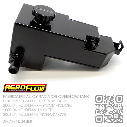 AEROFLOW FABRICATED ALLOY RADIATOR OVERFLOW TANK [HOLDEN V8 GEN III LS1 5.7L]