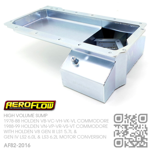 AEROFLOW 5.5L CONVERSION FRONT SUMP [HOLDEN V8 GEN III LS1 5.7L & GEN IV LS2 6.0L/LS3 6.2L MOTOR]