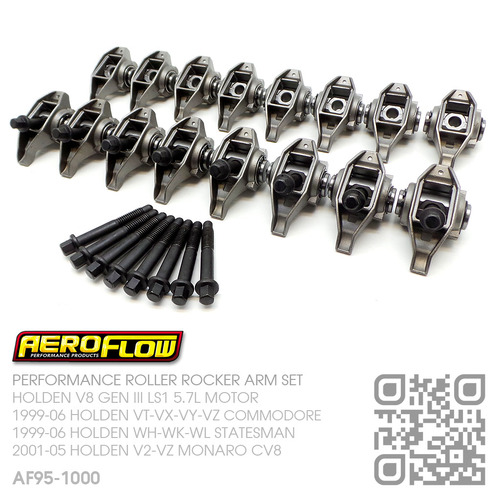 AEROFLOW PERFORMANCE ROLLER ROCKER ARM SET [HOLDEN V8 GEN III LS1 5.7L MOTOR]