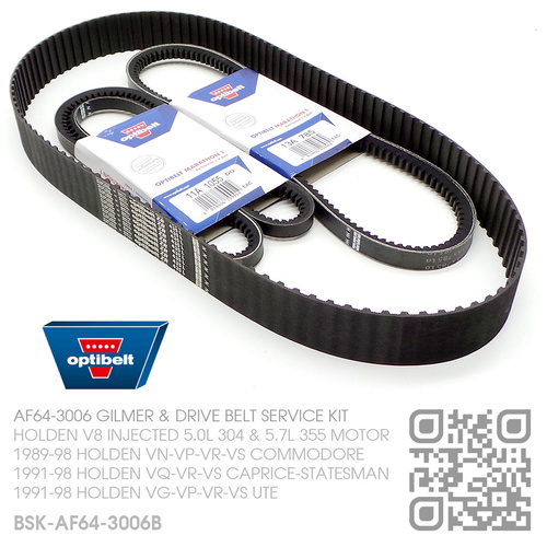 OPTIBELT GILMER DRIVE BELT SERVICE KIT