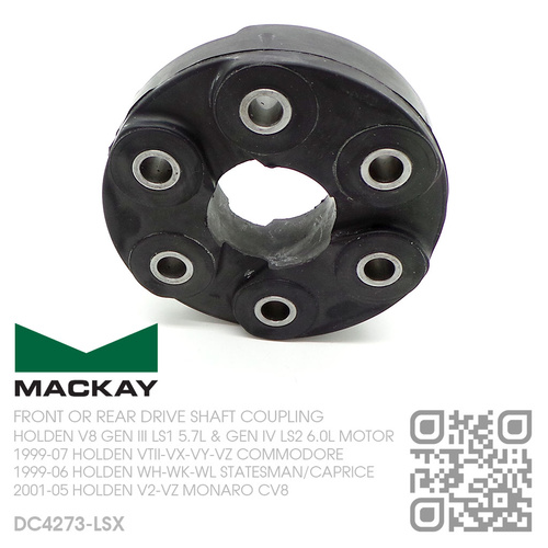 MACKAY FRONT OR REAR DRIVE SHAFT COUPLING [HOLDEN V8 GEN III LS1 5.7L & GEN IV LS2 6.0L MOTOR]