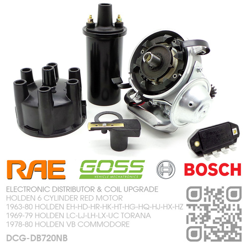 RAE ELECTRONIC DISTRIBUTOR WITH BOSCH IGNITION MODULE & GOSS COIL [HOLDEN 6-CYL RED MOTOR]