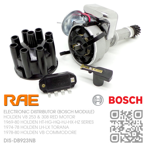 RAE ELECTRONIC DISTRIBUTOR UPGRADE WITH BOSCH MODULE [HOLDEN V8 253 4.2L & 308 5.0L RED MOTOR]