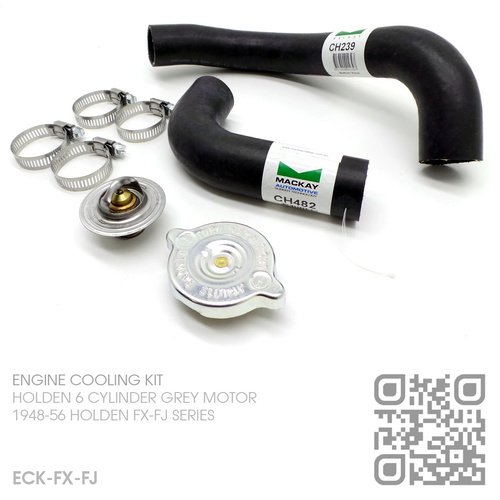 EARLY HOLDENS ENGINE COOLING KIT [HOLDEN 6-CYL 132 GREY MOTOR]