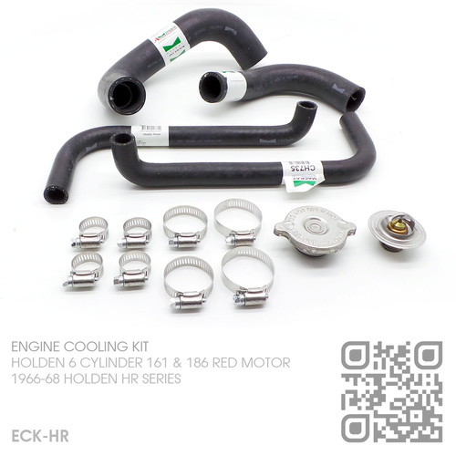 EARLY HOLDENS ENGINE COOLING KIT [HOLDEN 6-CYL 161 & 186 RED MOTOR]