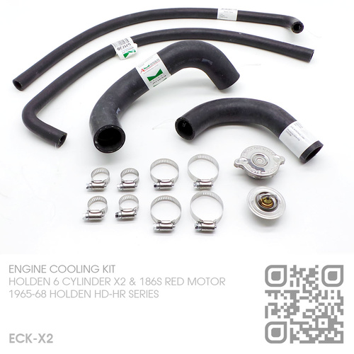 EARLY HOLDENS ENGINE COOLING KIT [HOLDEN 6-CYL 179X2, 186X2 & 186S RED MOTOR]